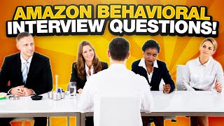 AMAZON BEHAVIORAL INTERVIEW QUESTIONS AND ANSWERS  How to PASS your Amazon Job Interview [upl. by Adner]