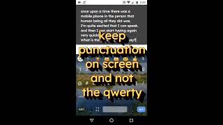 Better Voice Typing on Mobile especially with Punctuation [upl. by Warms]