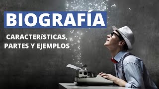 ¿Qué es una biografía Características partes y ejemplos texto biográfico [upl. by Chesna348]