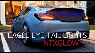 Sequential Eagle Eye Tail Lights  NTXGLOW [upl. by Llehcor575]