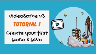 Tutorial 1  Create your first scene and save v3  Sparkol VideoScribe [upl. by Aihtiekal]