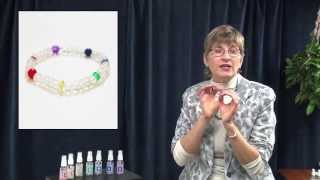 Gemstone Therapy Spray Demonstration Color Rays and Target Areas [upl. by Cohl]