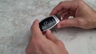 Mercedes w213  Key Battery Replacement [upl. by Gathers]