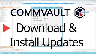 How To Download amp Install Updates  Commvault Tips [upl. by Eitteb]