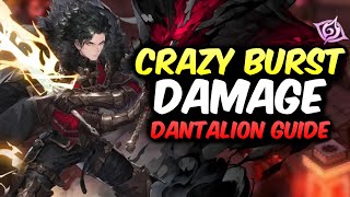 KING OF BURST Full Dantalion Guide amp Builds  Sword Of Convallaria Global [upl. by Rodie]