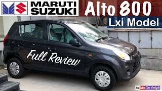 Maruti Alto 800 2017 Lxi Model InteriorExteriorFeatures Review [upl. by Photima]