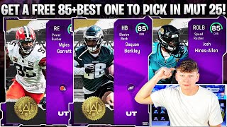 HOW TO GET A FREE 85 OVERALL ULTIMATE ALUMNI PLAYER IN MUT 25 AND THE BEST ONE TO PICK [upl. by Drida]