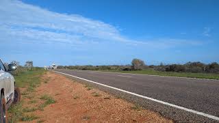 2 oversized house movers outside Carnarvon WA [upl. by Giavani]