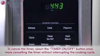 LG Microwaves How To Use Basic Features [upl. by Aikaj]