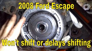 2008 Ford Escape transmission wont shift until 4k rpm or higher [upl. by Analiese]