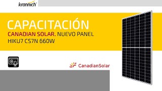 Canadian Solar  Nuevo panel HiKu7 660W [upl. by Alica]