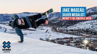 Jake Mageau Silver Medalist  Wendys Ski Knuckle Huck  X Games Aspen 2022 [upl. by Shere]