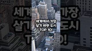 세계에서 가장 살기 비싼도시 TOP10 [upl. by Ledarf]