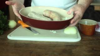 Gilbert Lemelle recette Andouillette au four [upl. by Adym]