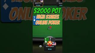 SLOW PLAYING a SET in 2000 Pot at HIGH STAKES Online Poker poker ggpoker onlinepoker [upl. by Jarlen429]