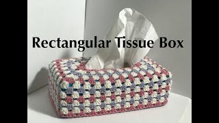 Ophelia Talks about a Crochet tissue box cover [upl. by Annahtur]