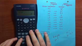 Bilimsel Hesap Makinesi Kullanımı 6  Korelasyon Katsayısı Calculator Tutorial 6 [upl. by Solomon714]