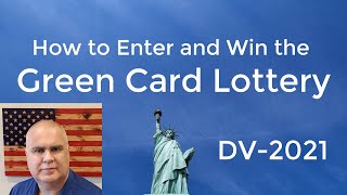 DV lottery entry DV2021  win a Green Card [upl. by Sucitivel]