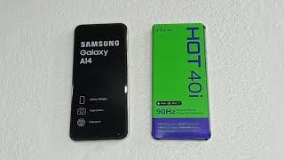 Samsung Galaxy A14 vs infinix Hot 40i  speed test [upl. by Sabino635]