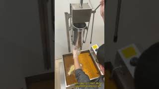 Commercial Spanish Manual Churro Machine with Deep Fryer  Restaurant Kitchen Equipment [upl. by Sophy]