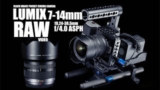 Panasonic 714mm f4 Super Wide Angle lens on BMPCC Filmed it in RAW [upl. by Ott]