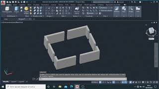 progettazione pianta in 3D prima lezione autocad 2020 [upl. by Adelaida296]