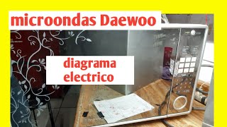 diagrama electrico microondas Daewoo [upl. by Ledoux280]