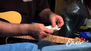 How to Restring a Telecaster Electric Guitar with John Carruthers  ELIXIR Strings [upl. by Ydollem]