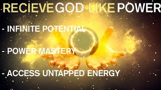 RECIEVE GOD LIKE POWER SUBLIMINAL Absolute Strength Speed and Desired Powers [upl. by Mullac574]