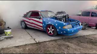 First test burnout on E85 and Built Engine [upl. by Davena]