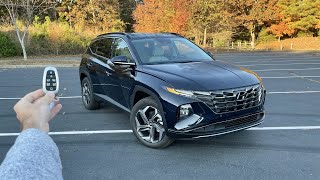 2024 Hyundai Tucson Hybrid Limited Start Up Test Drive Smart Park Walkaround POV and Review [upl. by Lathrop]