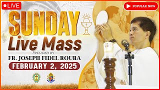 SUNDAY FILIPINO MASS TODAY LIVE  FEBRUARY 2 2024  FR FIDEL ROURA [upl. by Htebzile]