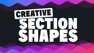 Spice up your site  Easy waves angles amp other creative shapes with CSS [upl. by Ahtilat813]