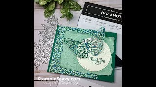 How To Emboss With Dies amp the Big Shot Embossing Mat [upl. by Lasyrc915]