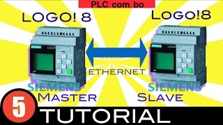 LOGO Siemens Tutorial 5  Master amp Slave LOGO 8 [upl. by Aronoel]