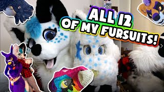 All of my personal fursuits [upl. by Meekyh36]