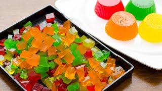 HOME MADE JELLO WITH AGAR AGAR l WITHOUT GELATIN [upl. by Kcinnay268]