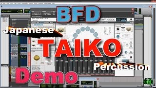 BFD Japanese TAIKO Percussion  DEMO [upl. by Sivam]