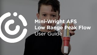 MiniWright AFS Low Range Peak Flow Meter • User Guide [upl. by Felske738]