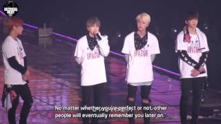 ENG 160508 SUGA 슈가 Ending Ment  방탄소년단 BTS 화양연화 Epilogue Concert Day 2 [upl. by Aicnatsnoc]