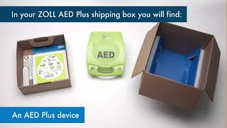 ZOLL® AED Plus® AED Setup Video International English [upl. by Enytsirk132]