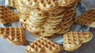 ВАФЛИ в электровафельнице классический рецепт Waffles [upl. by Aiselad]