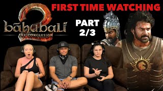 BAAHUBALI 2 The Conclusion 2017 Part 2  First Time Watching  Movie Reaction [upl. by Hgieloj]