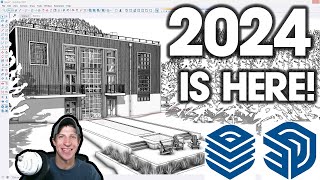 WHATS NEW in SketchUp 2024 BIG RELEASE [upl. by Bailar]