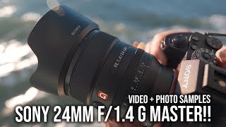 Sony 24mm f14 G Master Test Footage  Sample Photos  For a7III a7RIII a9 a7SII a6500 a6000 [upl. by Attalanta]