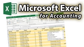 Practical Excel for Accounting Pivot Tables Dropdown Lists and VLOOKUP [upl. by Tnarud]