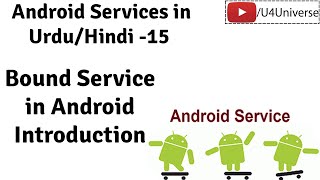 Android Services15  Introduction to Bound Services in Android  U4Universe [upl. by Suzann]