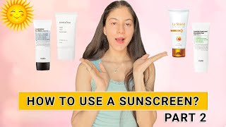 How To Use a Sunscreen Part 2  SkinOreal  Skincare Tips [upl. by Melodie]