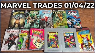 New Marvel Books 010422 Overview  MARVEL MASTERWORKS THE FANTASTIC FOUR VOL 23  CONAN EPIC [upl. by Aysahc429]