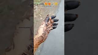 that matured stain 😍 music henna hennadesigns hennadesign subscribe support supportme [upl. by Neelyar]